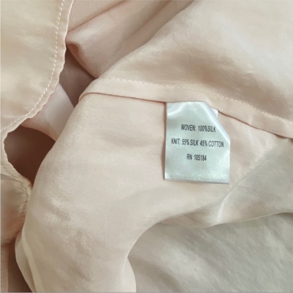 Go by Go Silk light pink blouse NEW - Picture 8 of 8